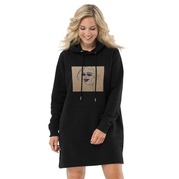 MI Black Hoodie dress - Image 2
