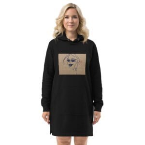 MI Black Hoodie dress