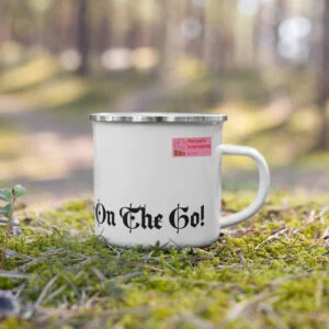 Hot Music On The Go! Manyashil Enamel Camper Mug
