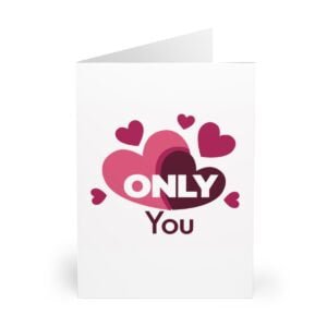 Manyashil Only You Greeting Cards (5 Pack)