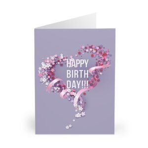 Manyashil HBD Greeting Cards (5 Pack)