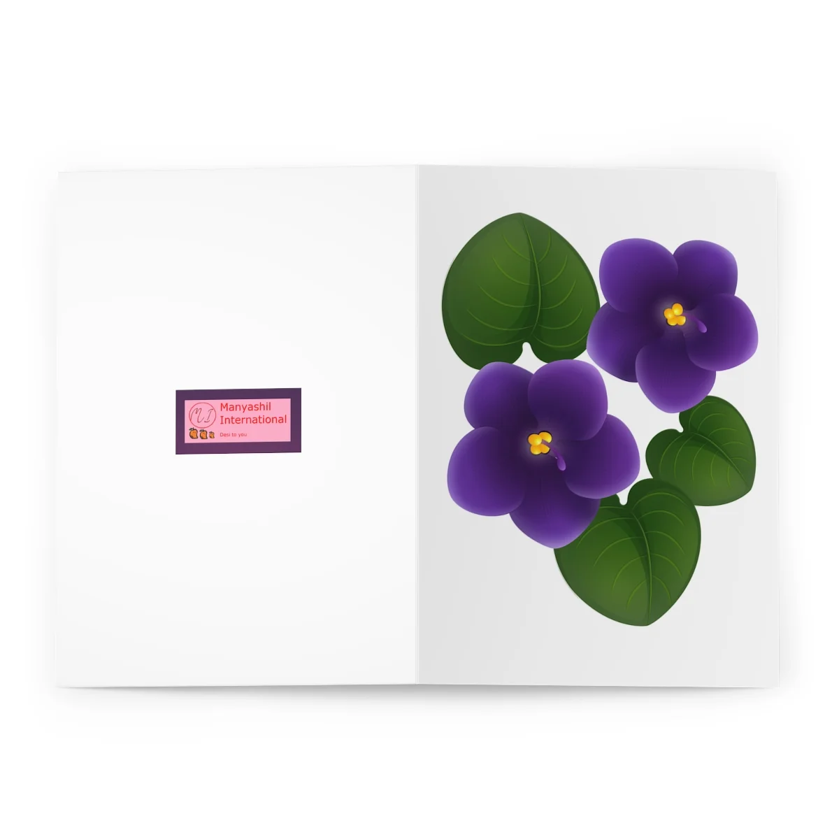 Manyashil Violet Greeting Cards (5 Pack) - Image 5