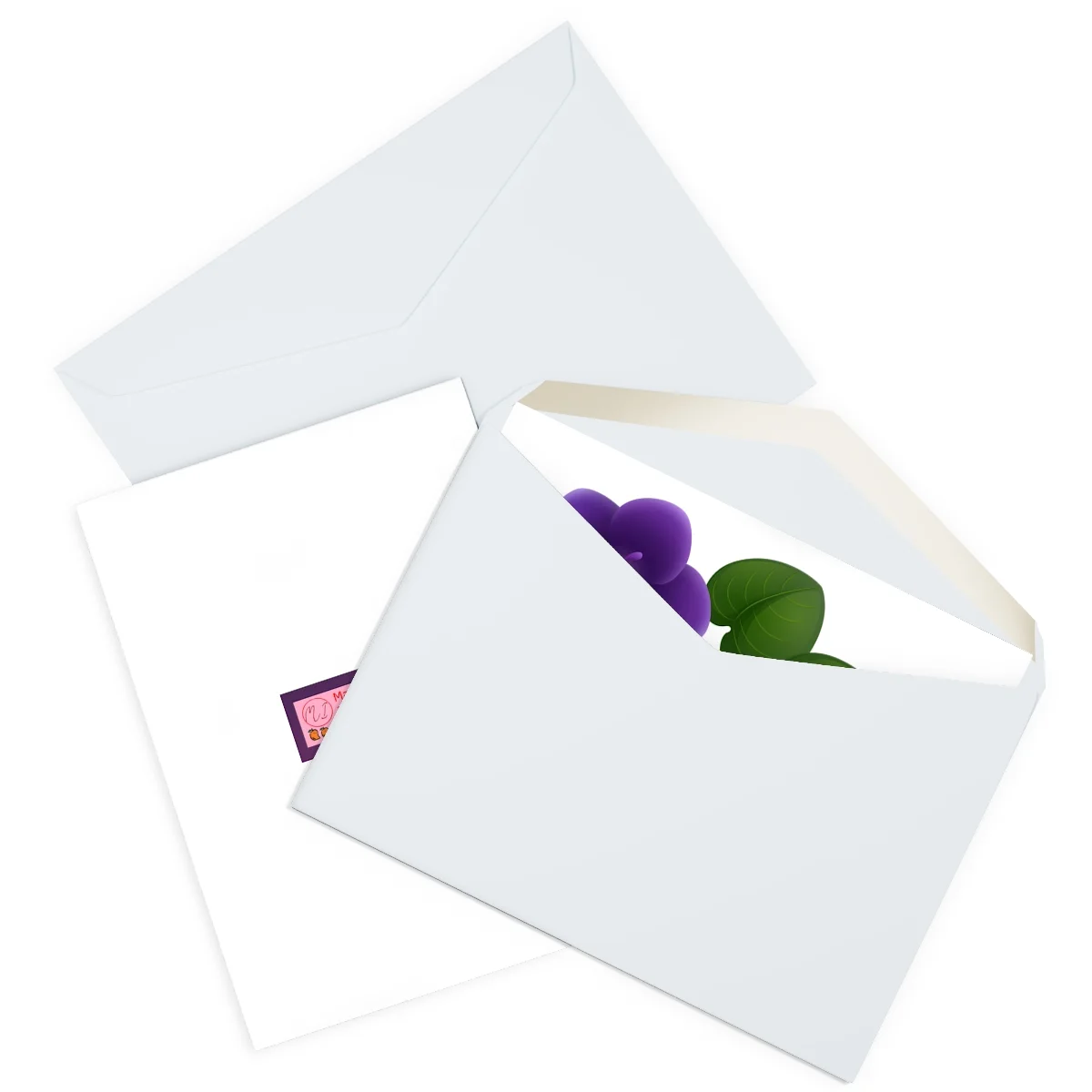 Manyashil Violet Greeting Cards (5 Pack) - Image 7
