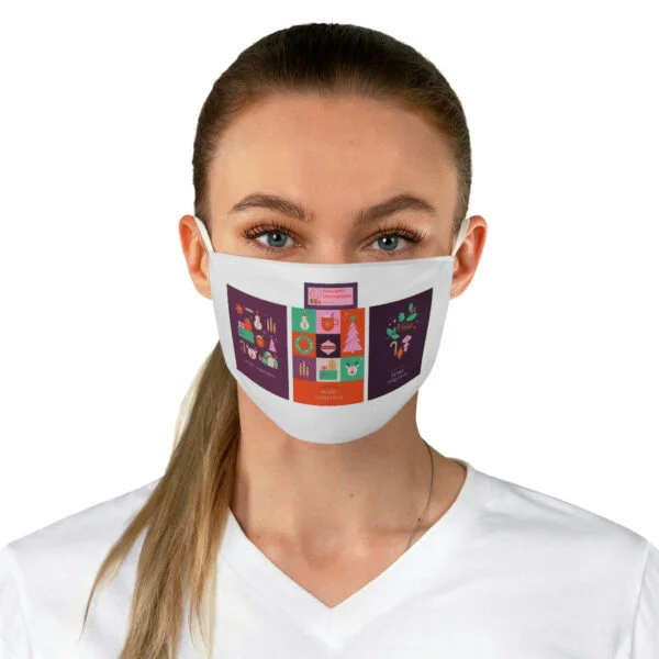 Manyashil Fabric Unisex Face Mask - Merry Christmas Special - Image 2