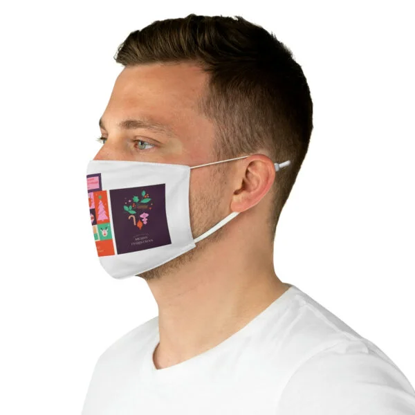 Manyashil Fabric Unisex Face Mask - Merry Christmas Special - Image 5