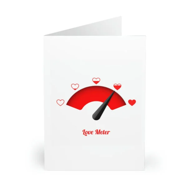 Manyashil Lovemeter Greeting Cards (5 Pack)